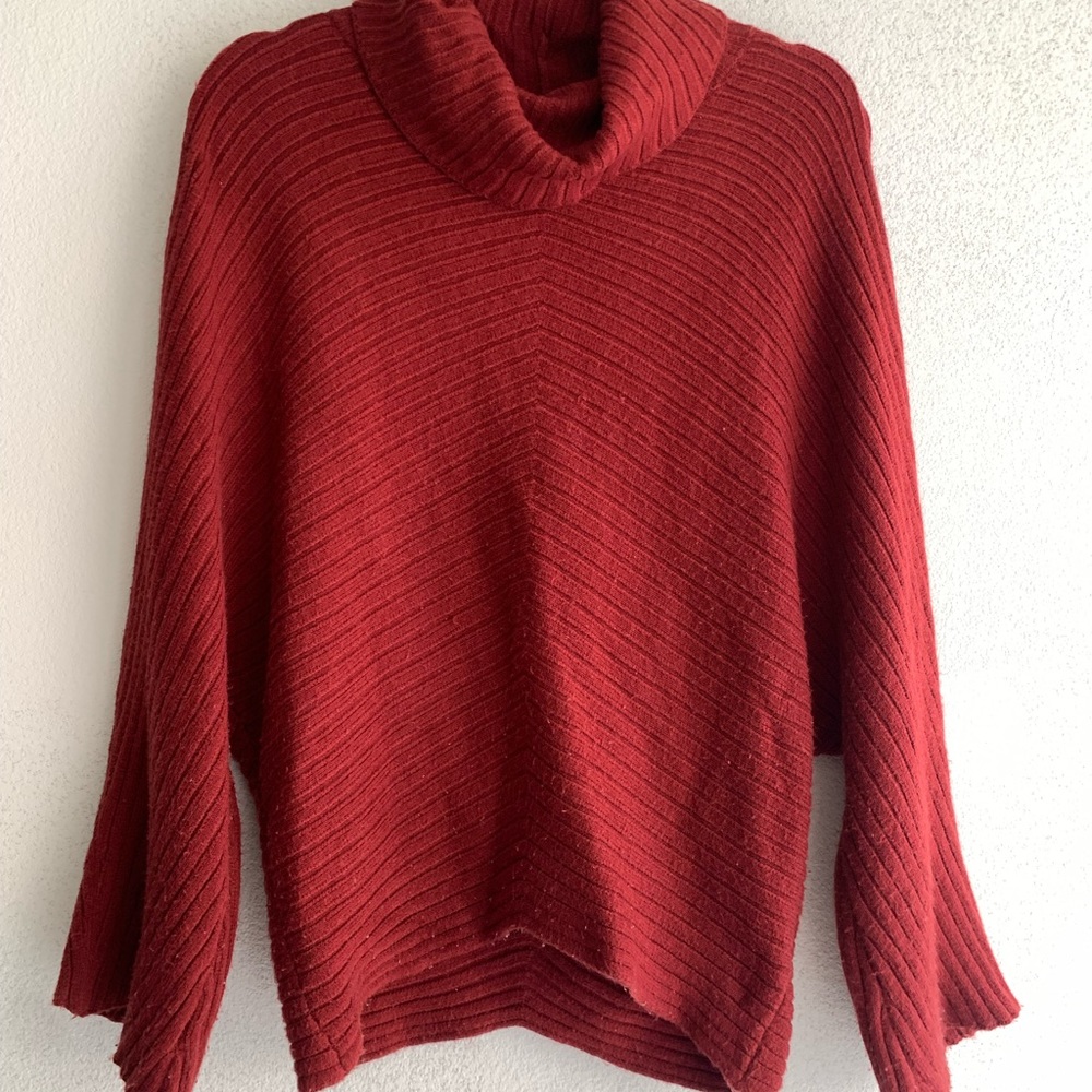Anthropologie pullover scarf sweater